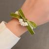 10 bell orchid hair rings, flower hair ropes, tied hair, elastic rubber bands view 3