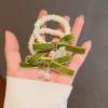 10 bell orchid hair rings, flower hair ropes, tied hair, elastic rubber bands view 4