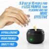 Kenashii Ear & Nose Waxing Kit, Wax Warmer Set, 100g Wax, 24 Professional Applicators, No Microwave Required, Effective Nose and Ear Hair Removal For Men and Women, 12 Balm Wipes, Storage Bag view 4