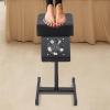 Pedicure Foot Rest, Pedicure Stool with Dust Cleaning Fan, Adjustable Height 18.9-26.77 Inch Nail Salon Stool, 22W Vacuum Footrest for Manicure & Pedicure, Black view 2