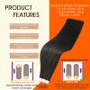 Full Shine Tape In Hair Extensions Human Hair, Mocha Brown 12 Inch view 2