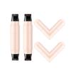 Baorder 2PCS Black and Brown Eyeliner Stamp Set,Double Ended view 1