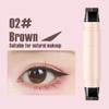 Baorder 2PCS Black and Brown Eyeliner Stamp Set,Double Ended view 3