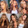 12 14 16 inch P27/30 Highlight Honey Blonde Bundles Body Wave Bundles Human Hair Highlight Human Hair Ombre Light Brown Bundles Silky Soft Remy Hair Extensions view 2