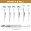FuGuiHui 7PCS Piercing Ball Grabber Tool Kit for Changing Jewelry,14G - 18G Stainless Steel Flat Back Earrings Applicator & Threadless Insertion Pin Thread Body Piercing for Ear Nose Lip view 2
