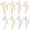 8Pcs Interlocking Tool for Locs Sisterlock Retighten Tool Hair Locking Tools Bent-Hook Shape Loc Needle for Maintaining Dreadlocks Hair Extensions Styling Tools view 2