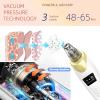 2026 Pore Vacuum, USB Rechargeable Blackhead Remover Vacuum,3 Levels Adjustable Pore Vacuum Blackhead Remover, with 5 Suction Power,6 Probes,Face Vacuum Pore Cleanser for Women & Men-Gold view 2