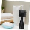 Beatifufu Multi-Function Household Facial Brush with Gentle Massage Silicone Bristles Convenient Exfoliating Face Cleaner for Sensitive Skin Portable Face Accessory in Black view 3