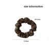 10 Pieces Brown Color Small Scrunchies, Soft Satin Scrunchies for Sleep Hair Ties for Women and Girls Accessories (Brown) view 2