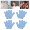 Purokise 2PCS Exfoliating Glove Set Shower Body Scrub Gloves Home Bath Skincare Set Ideal for Spa Treatments Massage and Body Exfoliation Unisex view 3