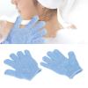 Purokise 2PCS Exfoliating Glove Set Shower Body Scrub Gloves Home Bath Skincare Set Ideal for Spa Treatments Massage and Body Exfoliation Unisex view 4