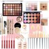 All in One Makeup Kit for Women Full Kit, Make Up Gift Set for Teens & Girls, Makeup Essential Bundle Include Foundation Eyeshadow Powder Contour Palette Lipstick Eyeliner Mascara Cosmetic Brush Set view 2