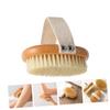 Anneome Natural Boar Bristle Shower Body Brush for Exfoliating and Massaging Skin Ergonomic Small Bath Scrubber for Daily Use Enhances Circulation and Relaxation Gift for Home Bathing view 4