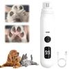 2025 Upgrade Cordless Pet Nail Trimmer for Dogs & Cats with LED Light, 3-Speed Low Noise Nail Grinder for Thick & Long Nails, Fast USB Charging (1 PC) view 2