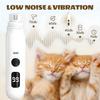2025 Upgrade Cordless Pet Nail Trimmer for Dogs & Cats with LED Light, 3-Speed Low Noise Nail Grinder for Thick & Long Nails, Fast USB Charging (1 PC) view 4