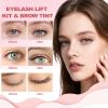 Lash Lift and Black Color Kit, Brow Lamination and Black Color Long Lasting - Easy for Beginner, Natural Eyelash Curling Set - Achieve Salon-Quality Lashes Lift with Safe and Effective Resul view 2