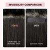 Sweetmet Invisible Tape in Hair Extensions Real Human Hair 3rd-Generation Pro3.0#2/6/18 Dark Brown to Dirty Blonde 20pcs 50g 22inch Insert Invisi Edge Tape ins Extensions#2/6/18-22inch view 3