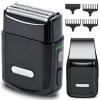 Men's 2-in-1 Rechargeable Foil Shaver & Hair Clipper, Beard & Sideburn Grooming Trimmer, 3 Floating Blades Electric Razor, 7200RPM High-Speed Motor, IPX7 Waterproof, Travel-Friendly view 1