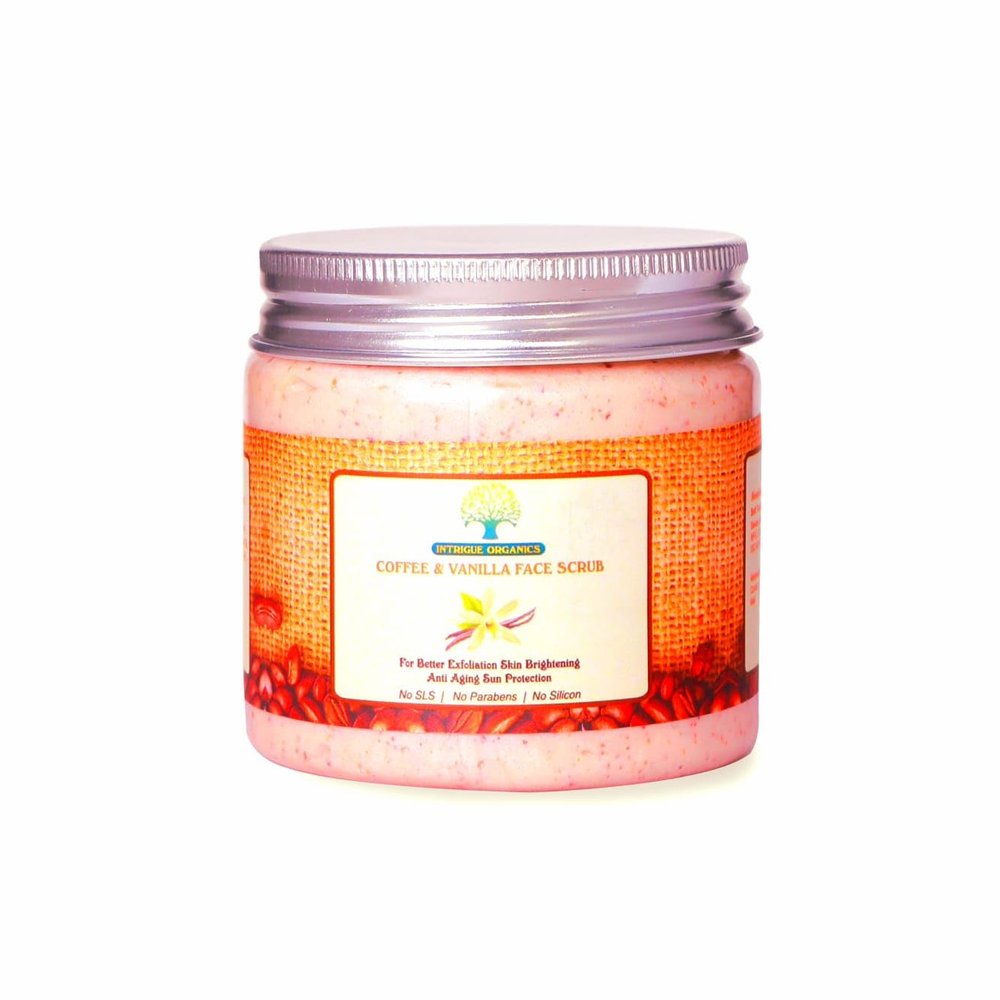 INTRIGUE ORGANICS Coffee and Vanilla Face Scrub (200gm)