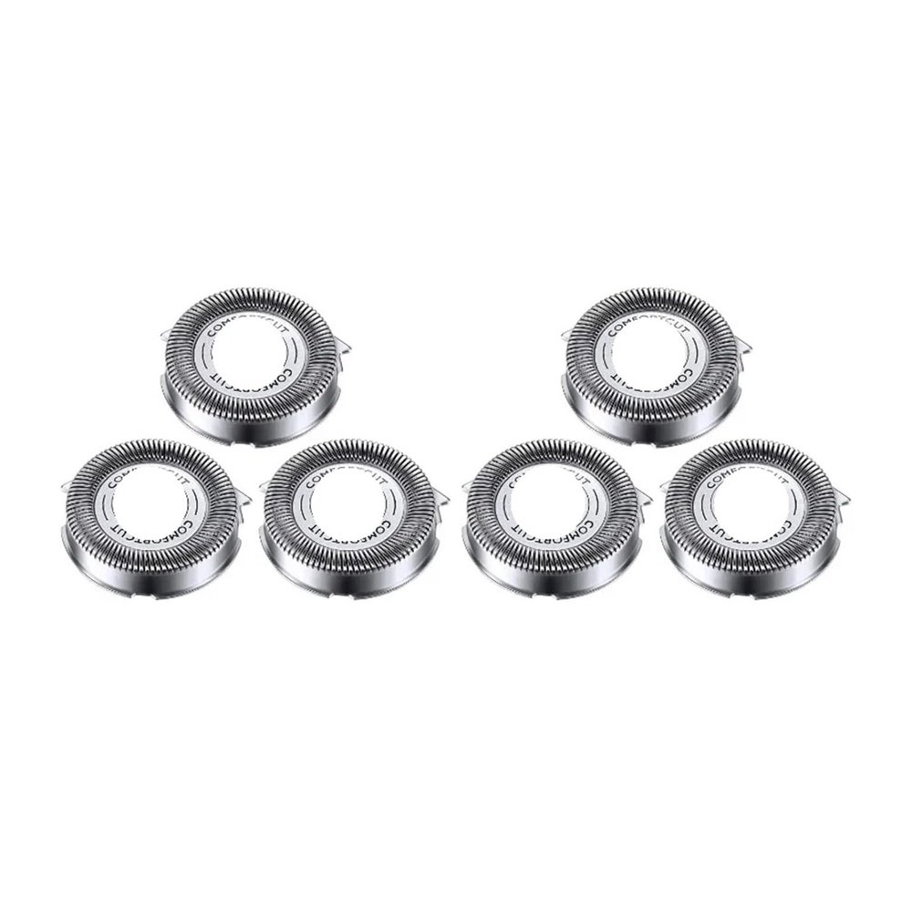 Compatible For PhilipsElectric Shaver 1000, 2000, 3000, 5000 Series Shaver Heads Replacement Blades Compatible For SH30 50 52 Razors(6 Pcs)