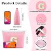 Mxrymvu Preppy Cosmetic Bag Personalized Initial Makeup Bag A-Z Monogrammed Gifts for Women Mom Friends Travelling Toiletry Bags for Christmas Graduation Birthday Gifts Gift Letter G view 2