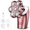 Electric Razors for Women Legs: 5-in-1 Rechargeable Body Shaver, 7D Wet & Dry Body Trimmer, IPX7 Waterproof Lady Hair Remover for Face Underarms Pubic, Matte Pink view 1