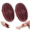 2Pcs Meridian Massage Brushs, Meridian Brush for Belly, Beauty Salon Professional Custom Meridian Brush, Full Body SPA Massager Relaxation, Acupressure Meridian, Scalp Massage view 1