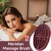 2Pcs Meridian Massage Brushs, Meridian Brush for Belly, Beauty Salon Professional Custom Meridian Brush, Full Body SPA Massager Relaxation, Acupressure Meridian, Scalp Massage view 2