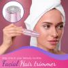 Bikini Trimmer for Women 2 in 1 Electric Razors for Women - Wet and Dry Electric Lady Shaver, Smooth Facial Hair Remover and Body Hair Trimmer for Bikini,Leg, Underarm, Face, Private Area (Rose) view 3