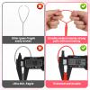 12 PCS Topsy Tail Hair Tool Set Ponytail Pull Through Tools Hair Loop Styling Tools in Large and Small French Braiding Hairs Tool for Women 6 Colors view 3