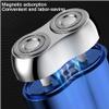 Mini Double Head Electric Shaver,2026 New Upgrade Mini Electric Shaver,Ipx-7 Waterproof Razor Portable Mini Electric Men's Shaver,USB Rechargeable Shaver for Home,Travel (2PCS-A) view 4