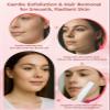 Dermaplane Facial Razor for Women  Electric 3-Speed Sonic Face Hair Removal Tool with LED Light, Peach Fuzz Remover & Exfoliating Dermaplaning Tool, USB-C Rechargeable with 5 Replacement Heads view 3