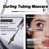 2 Stick Mascara Black,Iron Wand Waterproof With Metal Brush,3D Curling Tubing Mascara,Natural Volume and Length,Quick-Drying and Smudge-Proof view 3