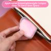 10 Pcs Triangle Powder Puffs Holder Cases Clear Makeup Sponge Protective Container Portable Beauty Holder Reusable Dust Proof Cosmetic Puff Box Multifunctional Cosmetic Storage Case for Travel view 4