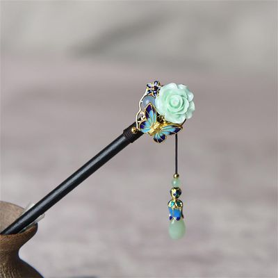 EWUROI Ancient Tree Thousand Rattan Hairpin Hair Fork Fashion Accessories Hand Clasp