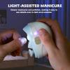 3 Speeds Strong Power Automatic Nails Trimmer,Electric Smart Nail Clippers for Adults Seniors,2 in 1 Automatic Nail Trimmer,Rechargeable Toenail Clippers with Polisher,Light,Nail Debris Storage view 3