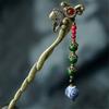 EWUROI Ethnic Small Fish Hairpin DIY Ceramic Retro Accessories Classical Chinese For Women view 1