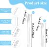 16PCS Facial Dermaplaning Razor for Women, Professional Eyebrow Razor, Ergonomic Handle Face Dermaplaning Tool for Sensitive Skin, Precision Blades for Gentle Exfoliation, Transparent view 2