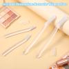 16PCS Facial Dermaplaning Razor for Women, Professional Eyebrow Razor, Ergonomic Handle Face Dermaplaning Tool for Sensitive Skin, Precision Blades for Gentle Exfoliation, Transparent view 4