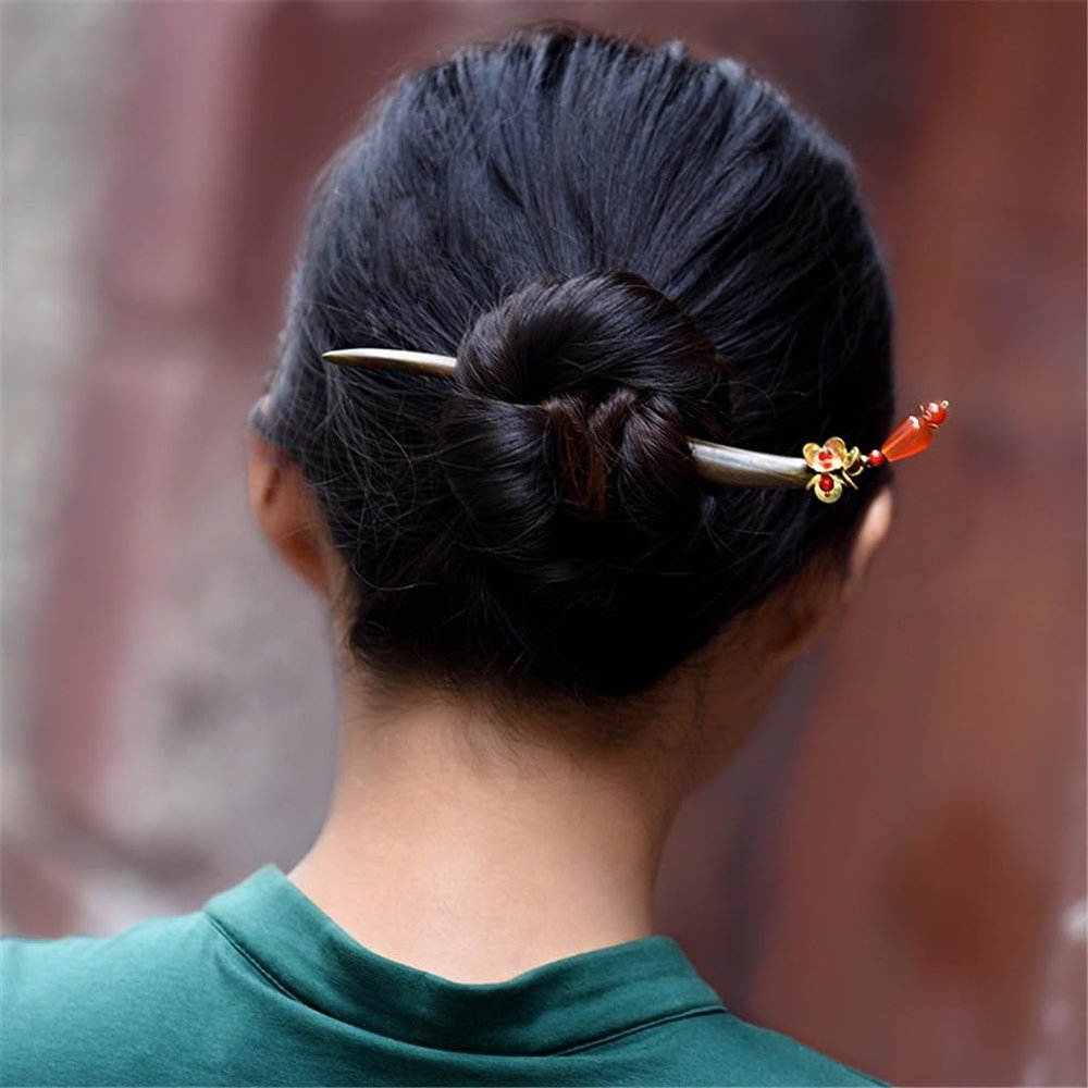 EWUROI Ancient Tree Thousand Rattan Hairpin Elegant Fresh Bride Hair