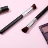 2 Pcs Concealer Brush Beauty Brushes Under Eye Triangle Small Nose Contour Foundation Makeup Brush Angled Under Eye Brightening Brushes for Cream Face Contour Blending (Black) view 4