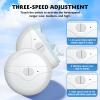3 Speeds Strong Power Automatic Nails Trimmer with Polisher, Rechargeable Toenail Clippers for Electric Smart Nail Clippers for Adults Seniors (White) view 2