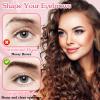 Elegaperma 6Pcs Eye Brow Scissors,Brow Trimmer with Come,Eyebrow Razor,Pink view 4
