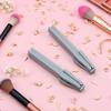 Gray 3 in 1 Eyebrow Pencil Sharpener, Eye Pencil Sharpener, Duckbill-Shape Eyebrow Sharpener Auxiliary Tool Cosmetic Pencil Sharpeners, for Beginners and Professional, Eyebrow Color view 2