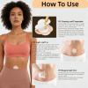 Castor Oil Patches FDA/MDR/CE Certified Carrier Patches for Castor Oil, Medical-Grade Self-Adhesive Pads, Disposable Organic Cotton Belly Button Patch, Portable Breathable Anti Leakage No Wash view 4