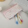 apcans Elegant Travel Essential Blossomy Plan Cosmetic Case Permanent Polyster Construction Compact Writing Tools Holder Dense Trave view 3