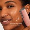 DERMAFLASH LUXE+ Sonic Dermaplaning Tool for Face Peach Fuzz Removal, Anti-Aging and Exfoliation, NEW Limited-Edition Rose Gold with Bonus FREE Refill Kit view 3