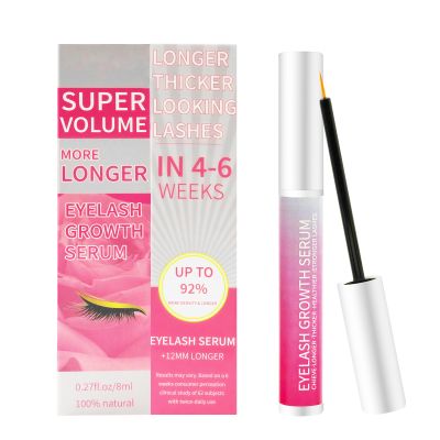 Eyelash Growth Serum  Lash Serum for Eyelash Growth with Plant Extracts for Longer Thicker Fuller Lashes Nourishing Formula to Enhance Natural Beauty Hypoallergenic Oil Free lash growth serum,8ml