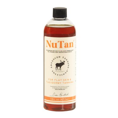 NuTan 16oz Tanning Formula by Advanced Tanning Solutions - Soft, Durable Tan for Deer, Moose, Bear, Elk, Fox, Rabbit Hides - Made In USA