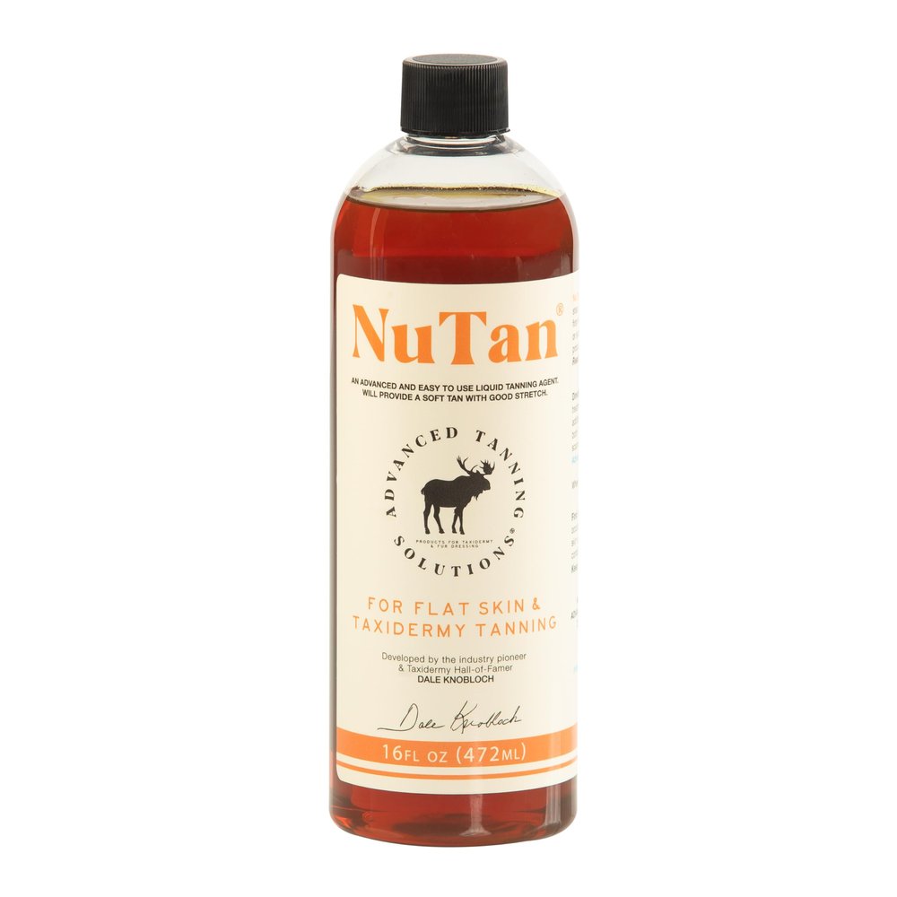 NuTan 16oz Tanning Formula by Advanced Tanning Solutions - Soft, Durable Tan for Deer, Moose, Bear, Elk, Fox, Rabbit Hides - Made In USA